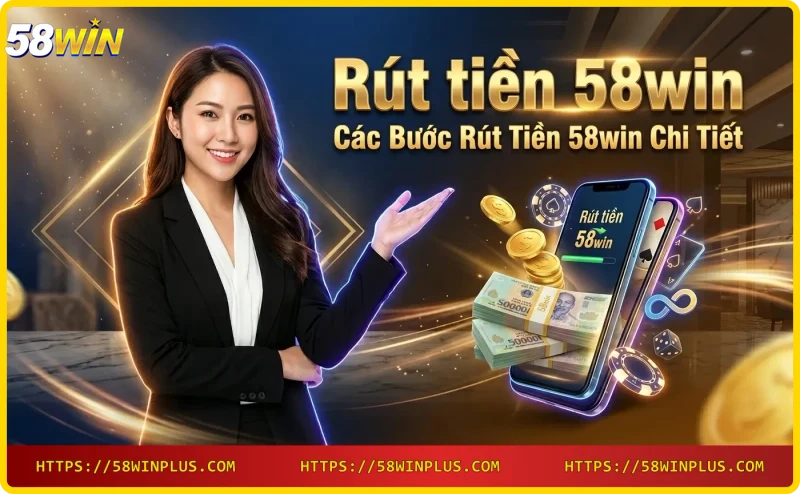 Các bước rút tiền 58win chi tiết trên điện thoại