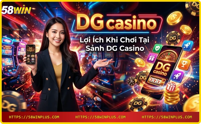 Dealer xinh đẹp tại sảnh DG casino live dg