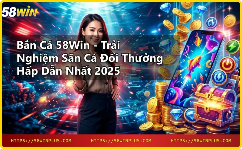 Game bắn cá 58win với đồ họa sắc nét và đa dạng loài cá