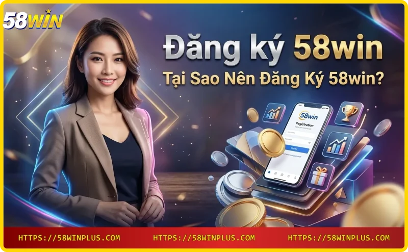 Giao diện 58win với nhiều sản phẩm cá cược hấp dẫn