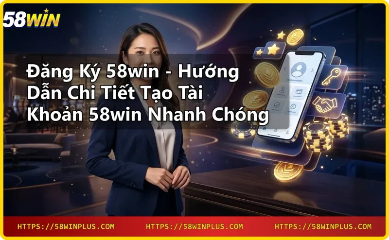 Giao diện 58win với nhiều sản phẩm cá cược hấp dẫn