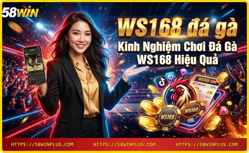 Kinh nghiệm chơi đá gà WS168 hiệu quả - xem gà trực tiếp
