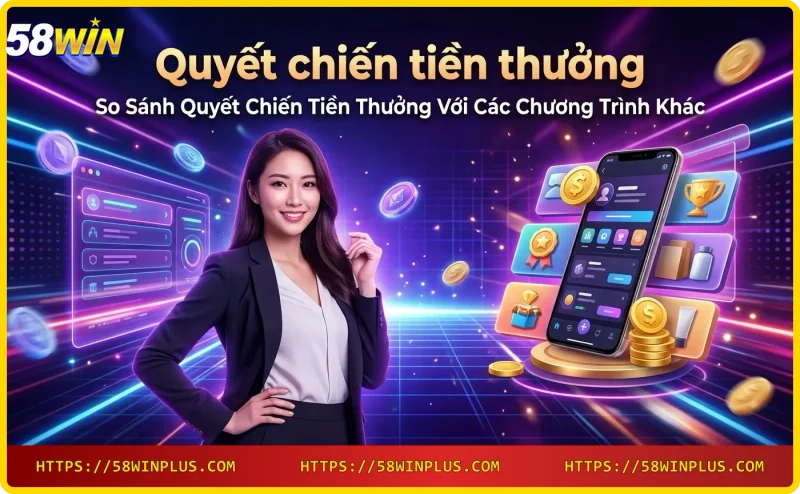 So sánh Quyết chiến tiền thưởng với chương trình slot thông thường game jackpot 58WIN