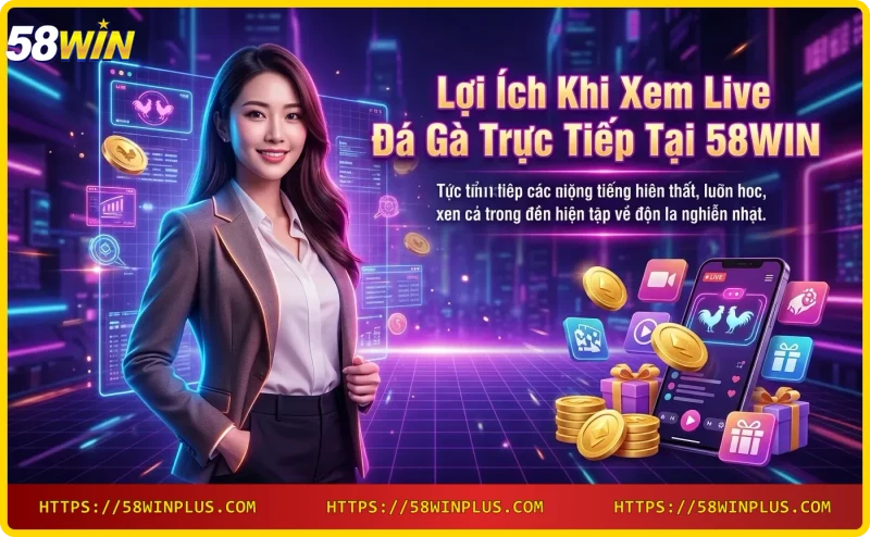 Xem live đá gà trực tiếp trên điện thoại tại 58WIN